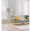 Natural Wood Louise Floor Lamp White - Adesso