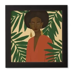 Nawaalillustrations No.kita Framed Wall Art Black - Deny Designs -Home Series Shop GUEST aa029e27 56cc 4e03 8cc2 ce137f317111