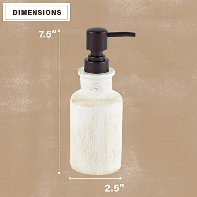 Creative Scents Rustic Luxe Bathroom Soap Dispenser 2 Creative Scents Rustic Luxe Bathroom Soap Dispenser - Image 2