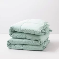 Twin Soft Touch Down Alternative Comforter Seafoam - Allied Home