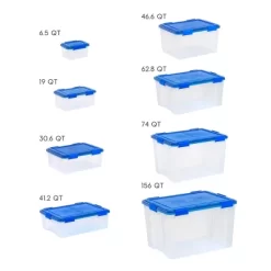 IRIS WeatherPro Plastic Storage Bin With Lid -Home Series Shop GUEST ab3c8ea0 903e 4a33 a76b 50f27dae4a99