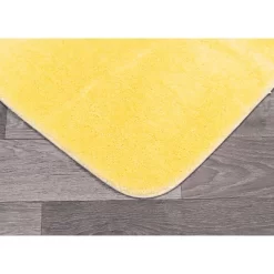 2pc Traditional Nylon Washable Bathroom Rug Set Yellow - Garland Rug -Home Series Shop GUEST acf15531 393a 4b93 98db 68b136af56bf