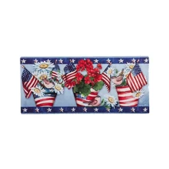 Evergreen Indoor Outdoor Doormat Bundle Set Of 5 - Frame And 4 Holiday Seasonal Inserts Valentine's Love Easter Tulips 4th Of July And St. Patricks -Home Series Shop GUEST aee98395 4c63 41f0 8c6e 17223a3148ba