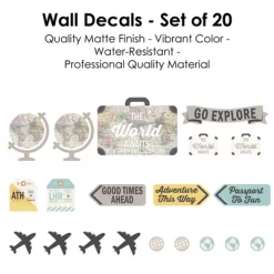 Big Dot Of Happiness World Awaits - Peel And Stick Map Vinyl Wall Art Stickers - Wall Decals - Set Of 20 10 Big Dot Of Happiness World Awaits - Peel And Stick Map Vinyl Wall Art Stickers - Wall Decals - Set Of 20 -Home Series Shop GUEST af9c4558 fcb1 4280 a0ce 86b3ed06d35d