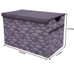 Bacati - Clouds In The City White/Gray Storage Toy Chest -Home Series Shop GUEST b0e9aef7 9fc4 4e18 bfad d4df16ff93b7