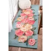 Hand Hooked Rose Bouquet Area Rug - NuLOOM