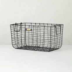 Wire Storage Basket Black - Hearth & Hand™ With Magnolia -Home Series Shop GUEST b22a1734 78e8 485f ac33 f45b9366683c