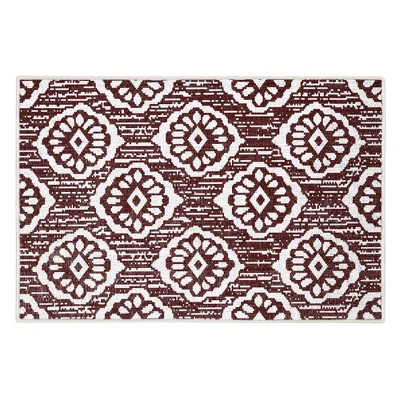 Sussexhome Flower Collection Cotton Heavy Duty Low Pile Area Rug , 2' X 3' 10 Sussexhome Flower Collection Cotton Heavy Duty Low Pile Area Rug , 2' X 3' - Image 10