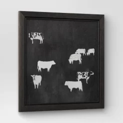 (Set Of 2) 12" X 12" Cow Collection II Framed Wall Canvases - Threshold™ -Home Series Shop GUEST b344498b 2140 4a52 b3be 29b42cd41f2d