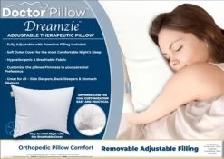 Dr Pillow Dreamzie Adjustable Therapeutic 2 PACK Pillow -Home Series Shop GUEST b4433ffe d7cd 4a04 9fea fbc511d32870