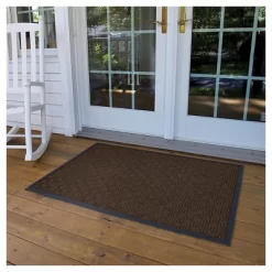 3'x5' Solid Doormat Brown - HomeTrax