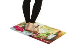 J&V TEXTILES 18" X 30" Cushioned Kitchen Floor Standing Mat (Wine Table)