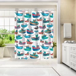 Americanflat 71" X 74" Shower Curtain Style 2 By Elena O'Neill