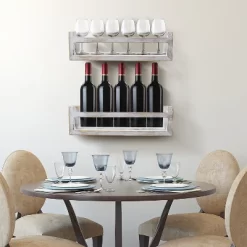 Sorbus Rustic Wooden Floating Shelves Set Of 2 Gray -Home Series Shop GUEST b592306c b52b 4295 b6b1 1cdc7cc0ae92