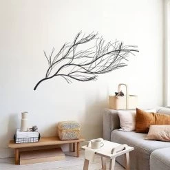 LuxenHome Black Metal Branch Wall Art Home Decor -Home Series Shop GUEST b77b5332 b0ba 4d39 850f 0b3e077d012d