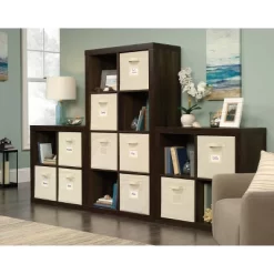 Stow Away 8 Cube Organizer Smoked Oak - Sauder -Home Series Shop GUEST b8a30a16 167c 4fb6 85ad 638935c05504