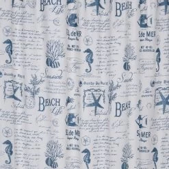Beach Life Lined Shower Curtain With Grommets Navy - Levtex Home -Home Series Shop GUEST b8cb0c30 4612 40b4 bff6 c6964da4ae5e