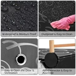 Costway 12 Cubic Portable Shoe Rack Shelf Cabinet Storage Closet Organizer Home Furni -Home Series Shop GUEST b9ac9875 182a 457d b312 7a8ecc5d4085