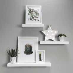3pc Decorative Wall Ledge Shelf Set White - Nexxt -Home Series Shop GUEST baf76ec3 7869 4dad 883d f41cad53038c
