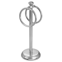 MDesign Metal Fingertip Towel Holder For Bath Vanity Countertop, 2 Pack -Home Series Shop GUEST bb27fdb5 67ff 4715 b7f5 b9edb6a1332b