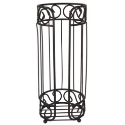 Home Basics Scroll Collection Bath Tissue Reserve Toilet Paper Roll Holder Stand, Bronze -Home Series Shop GUEST bb29ed23 39b6 46ae b126 577d0b4eaf99