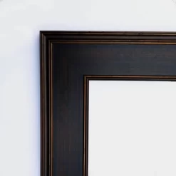 44" X 32" Non-Beveled Mezzanine Wood Bathroom Wall Mirror Espresso Brown - Amanti Art -Home Series Shop GUEST bf0414e0 bd9a 4ed5 885d 9349dcd0f1e2