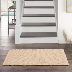 Nourison Farmhouse Natural Jute Flatwoven Rug