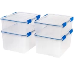 IRIS USA WEATHERPRO Plastic Storage Box With Durable Lid And Seal And Secure Latching Buckles -Home Series Shop GUEST c2aab652 7b4a 4615 9858 545c497cb353