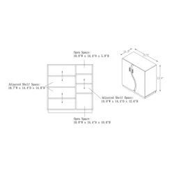 Brazen Contemporary 8 Shelf Shoe Cabinet White/Distressed Walnut - MiBasics 7 Brazen Contemporary 8 Shelf Shoe Cabinet White/Distressed Walnut - MiBasics -Home Series Shop GUEST c34c1ca7 0bff 4960 b70d 236c79990630