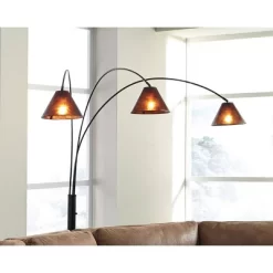 Sharde Floor Lamp Black - Signature Design By Ashley