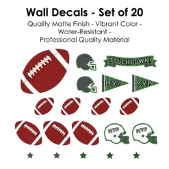 Big Dot Of Happiness End Zone - Football - Peel And Stick Sports Decor Vinyl Wall Art Stickers - Wall Decals - Set Of 20 10 Big Dot Of Happiness End Zone - Football - Peel And Stick Sports Decor Vinyl Wall Art Stickers - Wall Decals - Set Of 20 -Home Series Shop GUEST c59baca0 6aab 4939 b8d6 5cd69a9a910d