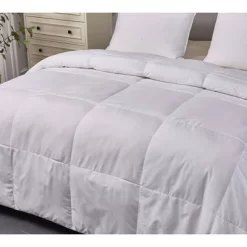 Microfiber Down Blend Comforter (King) White - Blue Ridge Home Fashions