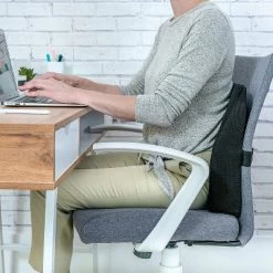 ErgoFoam Lumbar Support Pillow For Chair - Premium Breathable Mesh Back Support For Office Chair - Most Comfortable Lumbar Cushion -Home Series Shop GUEST c6a89b18 af77 43c4 ba6a 8cdd095b2f6e