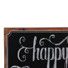 Northlight 14" Holiday Inspired Framed "Happy Thanksgiving" Chalkboard Wall Art