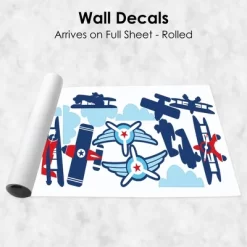 Big Dot Of Happiness Taking Flight - Airplane - Peel And Stick Nursery And Kids Room Vinyl Wall Art Stickers - Wall Decals - Set Of 20 -Home Series Shop GUEST c91860d6 af55 42e5 8556 aa96b7d553d4