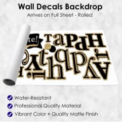 Big Dot Of Happiness Adult 50th Birthday - Gold - Peel And Stick Birthday Party Decoration - Wall Decals Backdrop -Home Series Shop GUEST caa4928a a0a0 4496 ac04 a0808ec9cf81