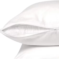 Better Bed Collection Poly/Cotton White PIllow Protectors 2 Pack -Home Series Shop GUEST cadb2346 8f91 495e ad83 0f3b8798acc7