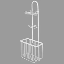 MDesign Metal Free Standing Toilet Paper Stand/Dispenser, Holds Tablet -Home Series Shop GUEST cb433d46 b5a2 419c 9b49 c74359594f62