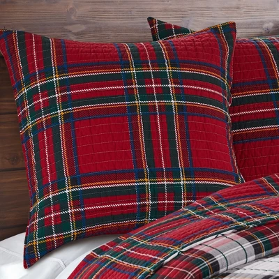 Spencer Holiday Euro Sham Set - Two Euro Shams - Levtex Home 1 Spencer Holiday Euro Sham Set - Two Euro Shams - Levtex Home