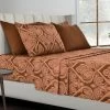 6 Piece Paisley Printed Sheet Set - Lux Decor Collection