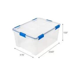IRIS USA WEATHERPRO Plastic Storage Box With Durable Lid And Seal And Secure Latching Buckles -Home Series Shop GUEST cd3aee50 acab 4101 b652 8326a55c5028