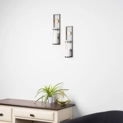 2pc Contemporary Wall Sconces Set - Danya B. 8 2pc Contemporary Wall Sconces Set - Danya B. -Home Series Shop GUEST cdee3e3a 9589 475b 9040 4b4b0cdafe2d