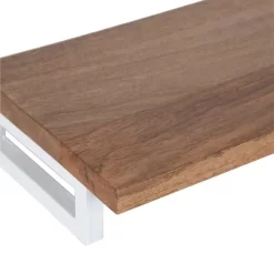 24" X 3" Lankford Wood Shelf Natural/White - Kate & Laurel All Things Decor -Home Series Shop GUEST ce12f386 9aa3 4cbd aec9 e149d9813fd1