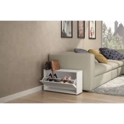Compact Shoe Storage White - Polifurniture 5 Compact Shoe Storage White - Polifurniture -Home Series Shop GUEST d0e5ba63 0b64 41e1 982e 01a2cbc34861