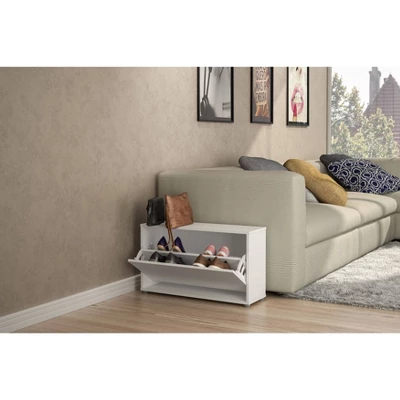 Compact Shoe Storage White - Polifurniture 3 Compact Shoe Storage White - Polifurniture - Image 3