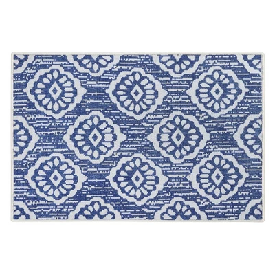 Sussexhome Flower Collection Cotton Heavy Duty Low Pile Area Rug , 2' X 3' 9 Sussexhome Flower Collection Cotton Heavy Duty Low Pile Area Rug , 2' X 3' - Image 9