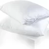 Linen Classique 320TC - Zippered Pillow Protector - White