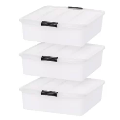 IRIS USA Plastic Under Bed Storage Containers -Home Series Shop GUEST d3880a1f 41a0 4a58 a1ea e14dedabcb87
