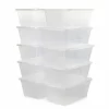 Life Story 5.7 L Clear Shoe & Closet Storage Box Stacking Container