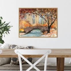 24" X 18" Autumn In New York Study I By Samuel Dixon Framed Canvas Wall Art - Amanti Art -Home Series Shop GUEST d3e040a8 89b9 4c50 a7bb c4ef54ab4961